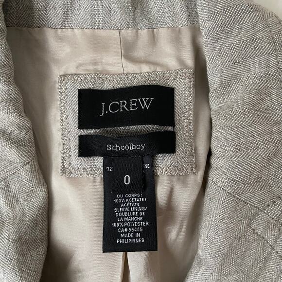 J. Crew Schoolboy Gray Blazer - Picture 3 of 7